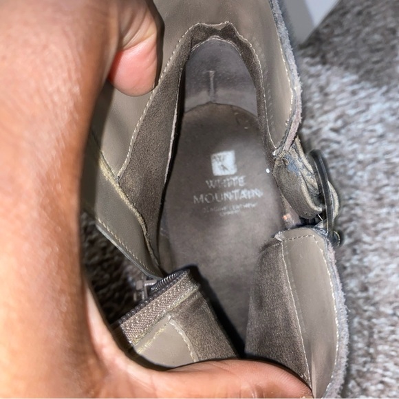 White Mountain Taupe Ankle Booties - Picture 4 of 6